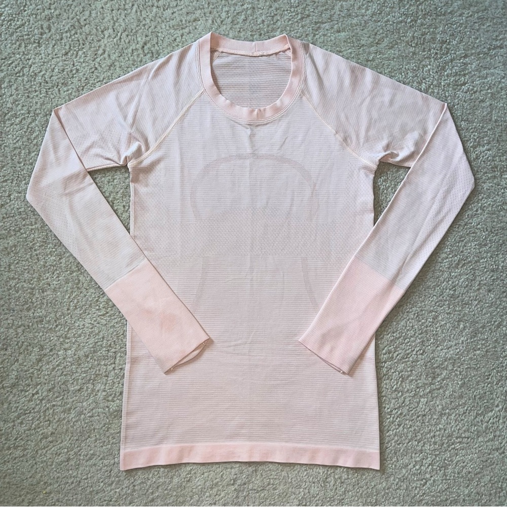 Lululemon Swiftly Tech Long Sleeve 2.0 Pink Size 6